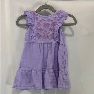 Cat & Jack Dress with Floral Embroidery